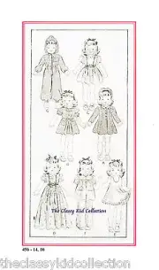 16" Pattern for Shirley Temple Doll #456
