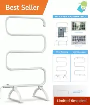Wall Mount & Free Standing Heated Towel Rack - Quick Warm-Up Bathroom Heater