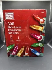 ￼ Christmas Lights, ￼Multi Color Incandescent Outdoor Holiday Decoration 300PCS