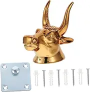 CORHAD 1 Set Bull Head Guitar Hanger Wall Mounted Hook for Ukulele Durable Easy to Install Space Saving Design Finish for Displaying Your Beloved Instruments