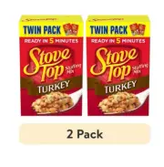 (2 pack) Stove Top Turkey Stuffing Mix Side Dish Twin Pack, 2 ct Pack, 6 oz Boxe