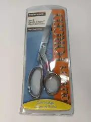 New Sealed Vintage Fiskars No. 8 Razor-Edged Bent Scissors Heavy Duty 2005