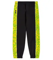 [Versace Kids] Versace Kids Barocco cotton sweatpants Y 14 black