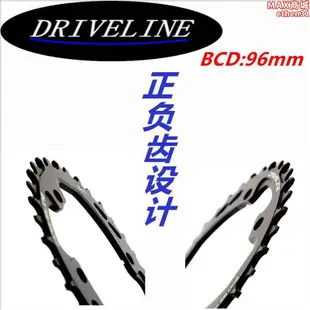 driveline 山地車自行車齒盤m8000/9000 xtr正負齒96bcd