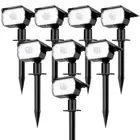 [ 8 Pack/56 LED ] Solar Lights Outdoor Motion Sensor, Spot Landscape Lighting