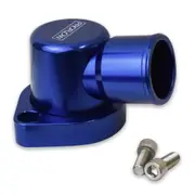 Proflow Water Neck Billet Alloy Swivel Blue Anodised 90 Degree SBFord 302-351C