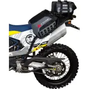 Tusk Excursion Rackless Luggage With X-Small Duffel Tail Bag Black/Grey Enduro