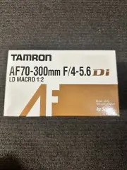 New TAMRON Zoom Lens AF70-300mm F4-5.6 Di MACRO for SONY D Mount A17S With Box