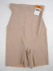 Flexees Women's Maiden Form Sleek Smoother Hi-Waist Shorty M NEW Paris Nude