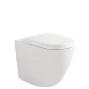 570*360*430mm Fienza KoKo Gloss White Rimless Ceramic Wall-Faced Toilet