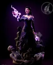 1/24 Resin Death Witch Girl Unpainted Unassembled 2863