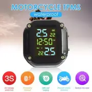 Waterproof LCD Motorcycle TPMS External Sensor Tire Pressure Monitoring System