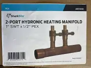 SHARKBITE Copper 1-in Sweat x 1/2-in Crimp 2 Radiant Heating Manifold