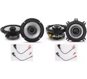 Alpine 6.5" & 4x6" Speaker Replacement & Harness Fit GMC Sierra 1999-2006