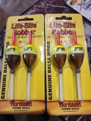 4 Lite Bite Bobber Balsa Wood Bobbers Wood Fishing Floats High Visibility Floats