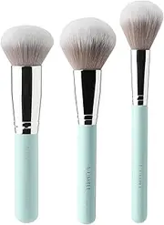 Detail Eye Set, Precise Makeup Brushes for Eyeshadow, Makeup Products for Powders, Creams, Liquids, Vegan and Cruelty Free, 3 Pieces