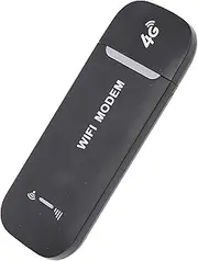 Denash 4G LTE WiFi Modem, Portable Hotspot with USB Power for 8 Devices​ for Travel High Speed (Black)