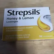 STREPSILS HONEY & LEMON STREPSILS BOXOF 36 LOZENGES