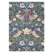 NEW Morris & Co Strawberry Thief Rug Indigo 240x170cm