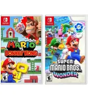 Mario VS. Donkey Kong & Super Mario Bros. Wonder Switch New Game Bundle Special