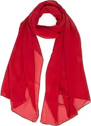 [Mealah] Fashion Scarves for Women Lightweight Chiffon Scarfs for Women Summer Shawl Warp Scarf(180cm*70cm)