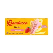 Bauducco Strawberry Wafers - Crispy, Creamy, and Decadent Layers of Strawberry
