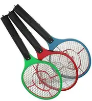 2x Bug Zapper Electric Tennis Racket Mosquito Fly Swatter Insect Killer Handheld
