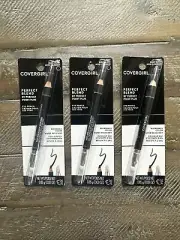 (3) Covergirl Perfect Blend Eye Pencils - 100 Basic Black
