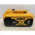 工具小妹～ 全新 DEWALT 德偉18V 20V 4A 鋰電池 電量顯示