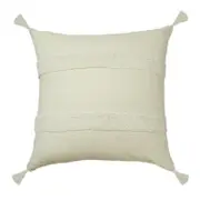 Accessorize Indra Tassel Off White 65x65cm European Cushion
