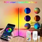 156cm RGB Colour Changing LED Corner Floor Lamp Minimalist Mood Light Tall NEW