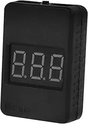 SOESFOUFU Lithium Battery Checker LCD Backlight Battery Capacity Checker Sturdy Plastic Material