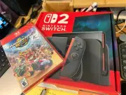 Nintendo Switch 2 Console w/Mario Kart World Physical IN HAND Ship ASAP