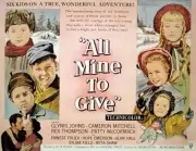 All Mine To Give Lobby Card Cameron Mitchell Glynis Johns left- Old Photo