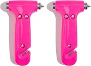 Super-Cute Safety Hammer, Emergency Escape Tool with Car Window Breaker and Seat Belt Cutter, Life Saving Safety & Survival Kit for Women's Safety, Family, Child Rescue