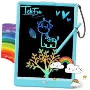 LCD Writing Tablet Doodle Boardch Colorful Drawing Tablet Writing 10in Blue