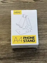 Nulaxy Dual Folding Cell Phone Stand, Fully Adjustable Foldable Black NEW