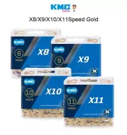 KMC X8-X11 MTB Road Bike Gold Chain 6/7/8/9/10/11 Speed Bicycle For Shimano SRAM