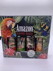 Amazon Pepper Sauce Gift Pack 4 Sauces Habanero Green Chipotle Hot N Sweet Mango