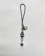 Hamsa Hand Bead Cell Phone Charm Strap Dangle Car Mirror Hanging Pendant Decor