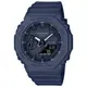 【CASIO 卡西歐】G-SHOCK 縮小版農家橡樹八角雙顯電子錶-深藍色(GMA-S2100BA-2A1 世界時間)