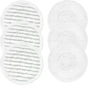 [Pexorin] Steam Mop Replacement, for Shark, S7000AMZ S7001 S7001TGT S7000 Series Steam and Scrub All-in-One Hard Floor Mop Spare Parts Fits Steam Cleaner Replacement Accessories(6Pcs)