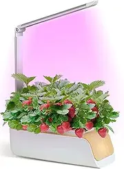 ENOKER Hydroponics Growing System, Herb Garden Kit Indoor with LED Grow Light