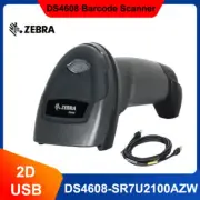 Zebra DS4608-SR7U2100AZW 2D Area-imaging Handheld Barcode Scanner with USB Cable