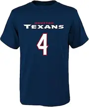 Outerstuff NFL Infants Toddler Team Color Alternate Mainliner Name and Number Player T-Shirt
