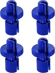 X AUTOHAUX 4 Pcs M10 Motorcycle Clutch Brake Cable Adjuster Screw Aluminum Alloy Brake Clutch Line Adjusting Bolt for Motorbike Scooter Dirt Bike Blue