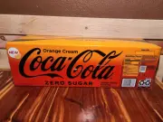 Coca Cola Orange Cream Zero Sugar Soda Pop 12 Pack of 12 fl oz Cans Coke