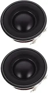 CVUTOVO 2pcs Replacement Loudspeaker Full Range Rubber Edge Speaker for Desktop Computers Car Audio Home Stereo Systems Exceptional Sound Quality Deep Bass