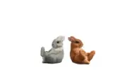 JXK JXK057A 1:6 Rabbit Hare Brachylagus idahoensis Animal Statue Figure Toy