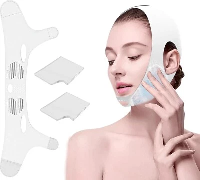 Wisdom Teeth Ice Pack,Face Ice Pack Wrap with 2 Gel Packs,Reusable Hot & Cold Ge